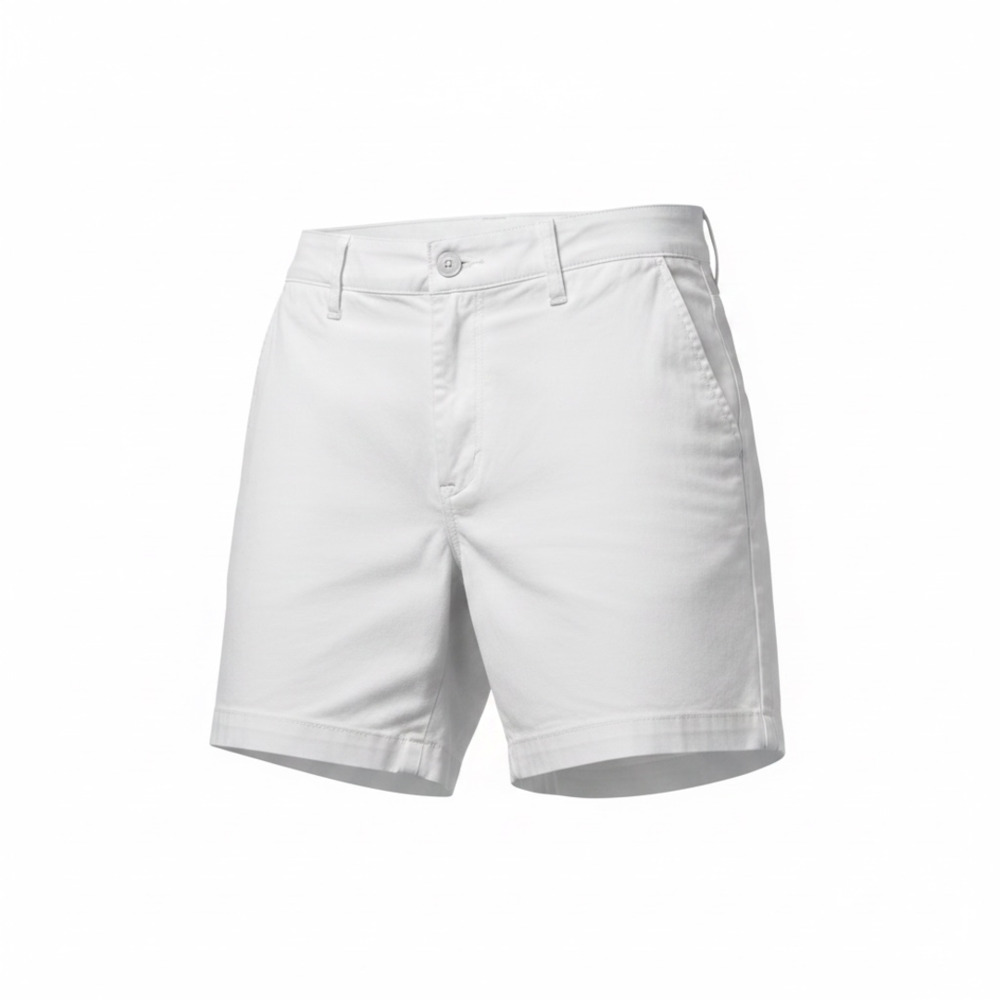 Banana Republic Women's White Pleated Bermuda Shorts Size 14